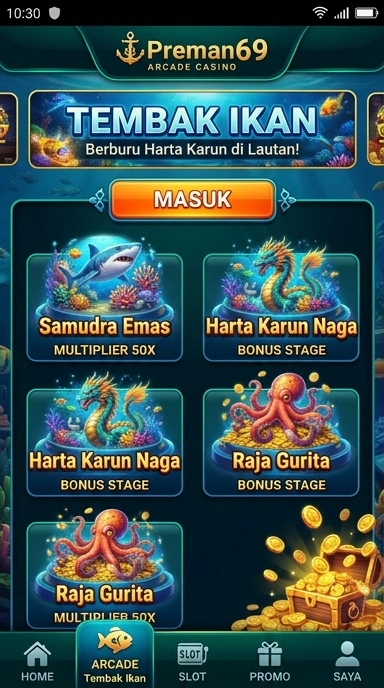 Cuplikan layar menu unduhan preman69 untuk perangkat Android